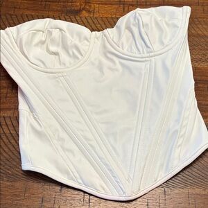 Fashion Nova White Corset Top